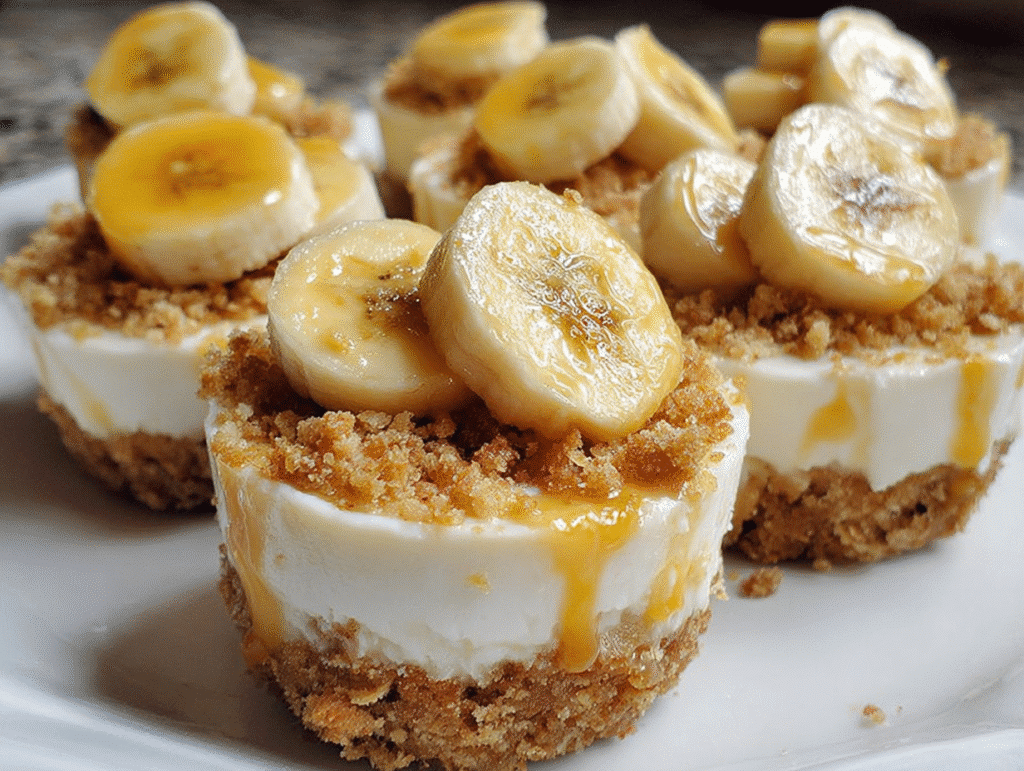 Cheesecake Banana Pudding Bites