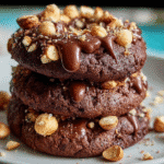Chocolate Hazelnut Crunch Cookies