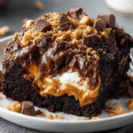 Chocolate Peanut Butter Dump Cake