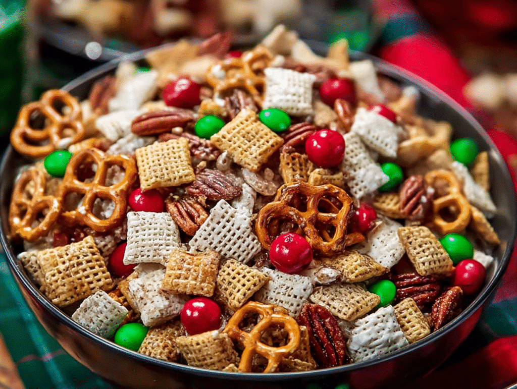 Christmas Chex mix