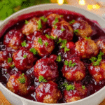 Christmas Cranberry Meatballs