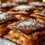Churro Saltine Toffee Bites