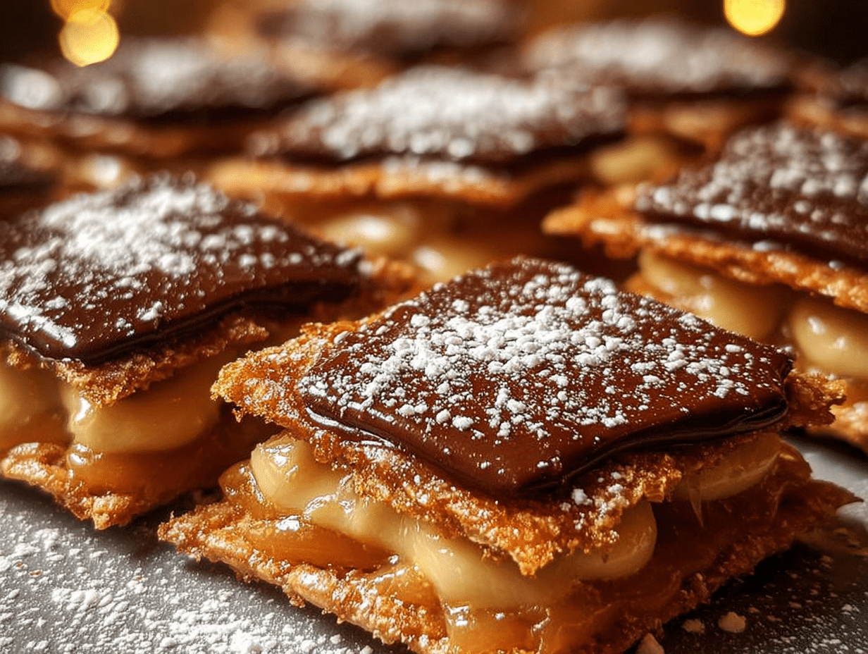 Churro Saltine Toffee Bites