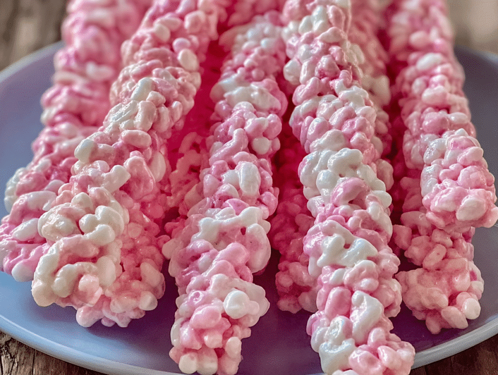 Cotton Candy Rice Krispies Twists