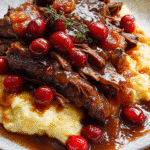 Cranberry Balsamic Roast Beef
