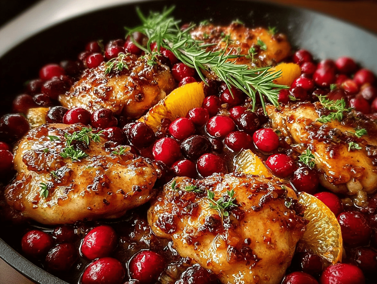 Cranberry Orange Chicken