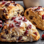 Cranberry Orange Maple Scones
