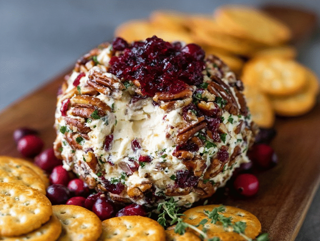 Cranberry Pecan Cheese Ball