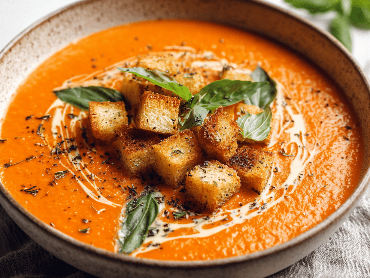 Creamy Tomato Basil Soup