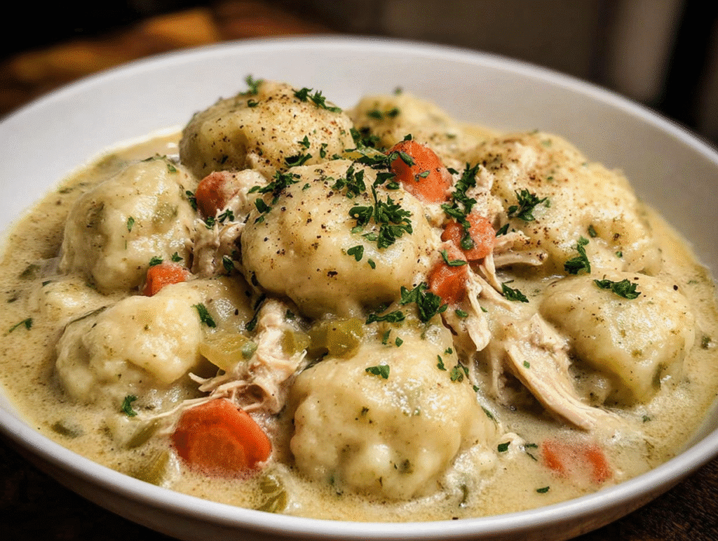 Crockpot Chicken and Dumplings