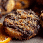 Dark Chocolate Orange Shortbread Cookies
