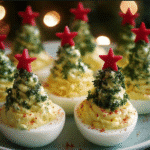 Deviled Egg Christmas Trees