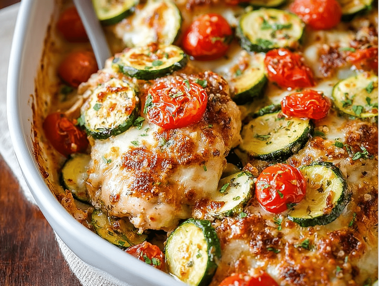 Easy Chicken Zucchini Bake
