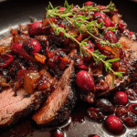 Easy Cranberry Balsamic Roast Beef