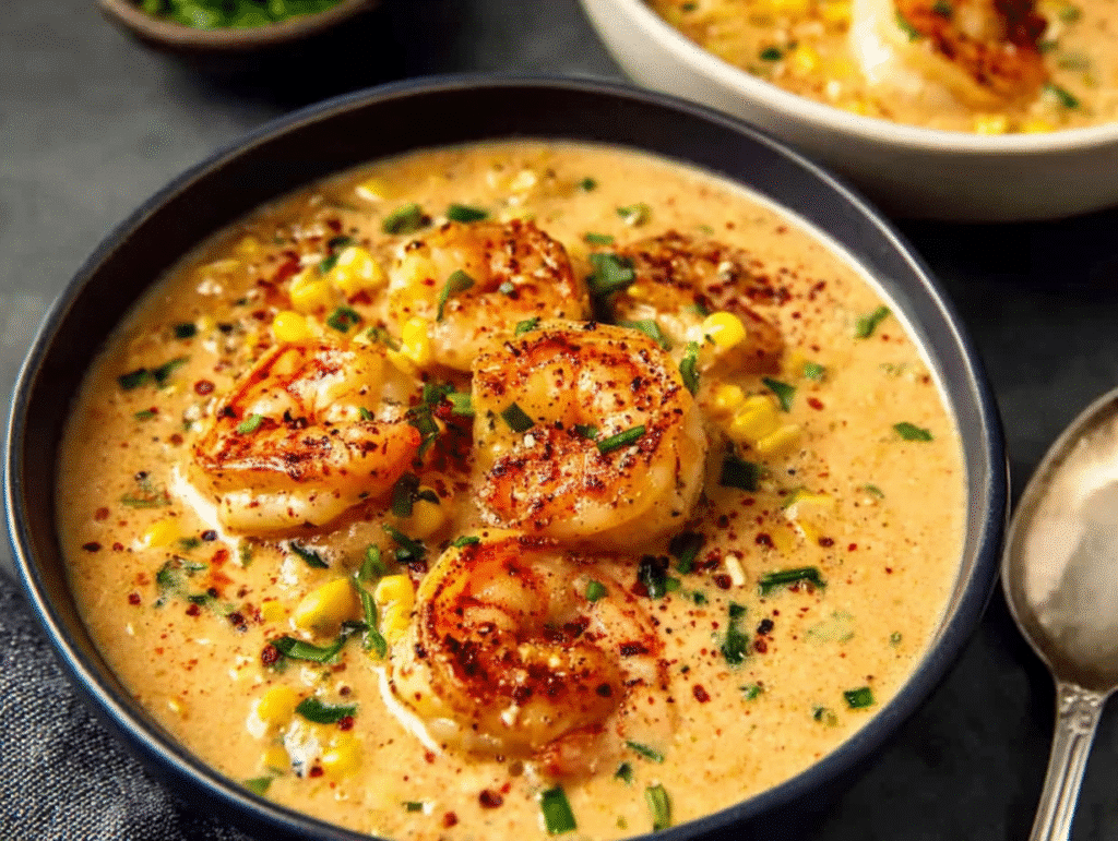 Easy Creamy Cajun Shrimp Soup
