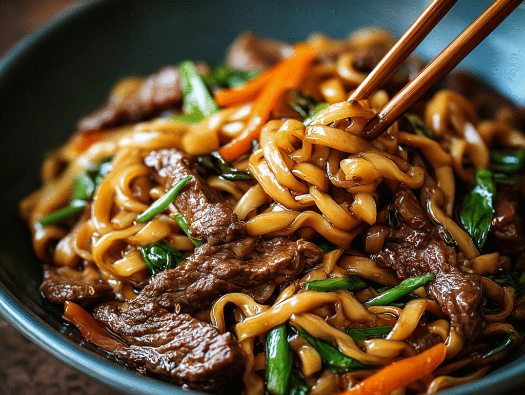 Easy Hoisin Beef Noodles