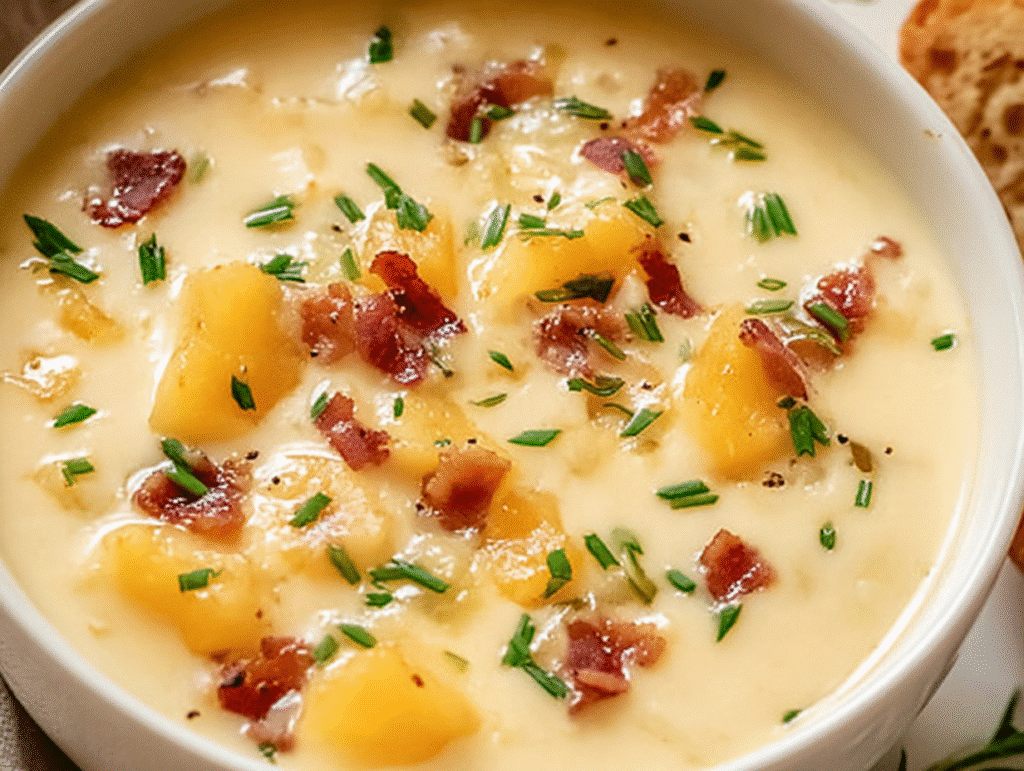 Easy Loaded Creamy Potato Soup