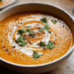 Easy Sweet Potato Coconut Curry Soup