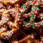Festive Pretzel Christmas Cookies