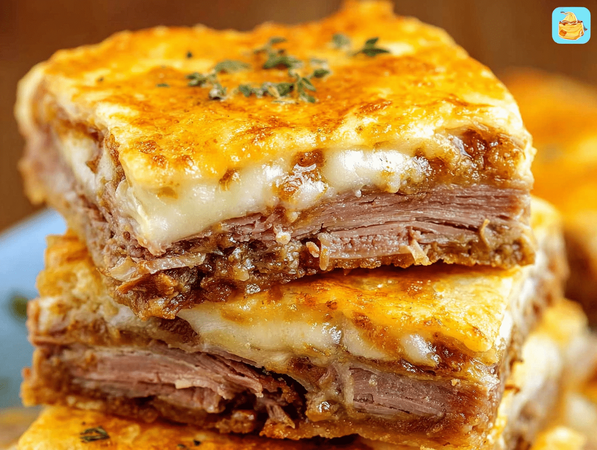 French Dip Squares