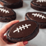 Fudgy football brownies