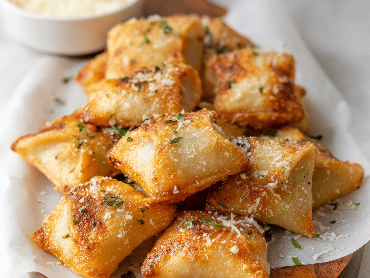 Garlic Parmesan Pizza Rolls