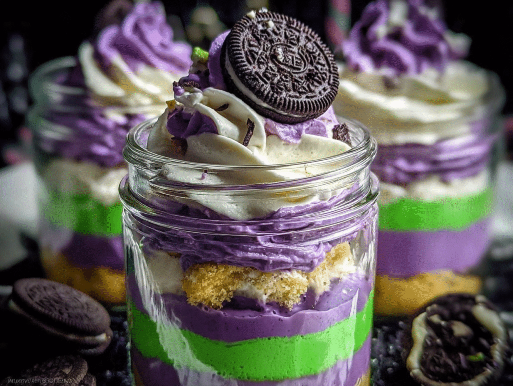 Ghoulishly Fun Beetlejuice Mini Trifles