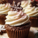 Gingerbread Cupcakes with Cream Cheese Frosting