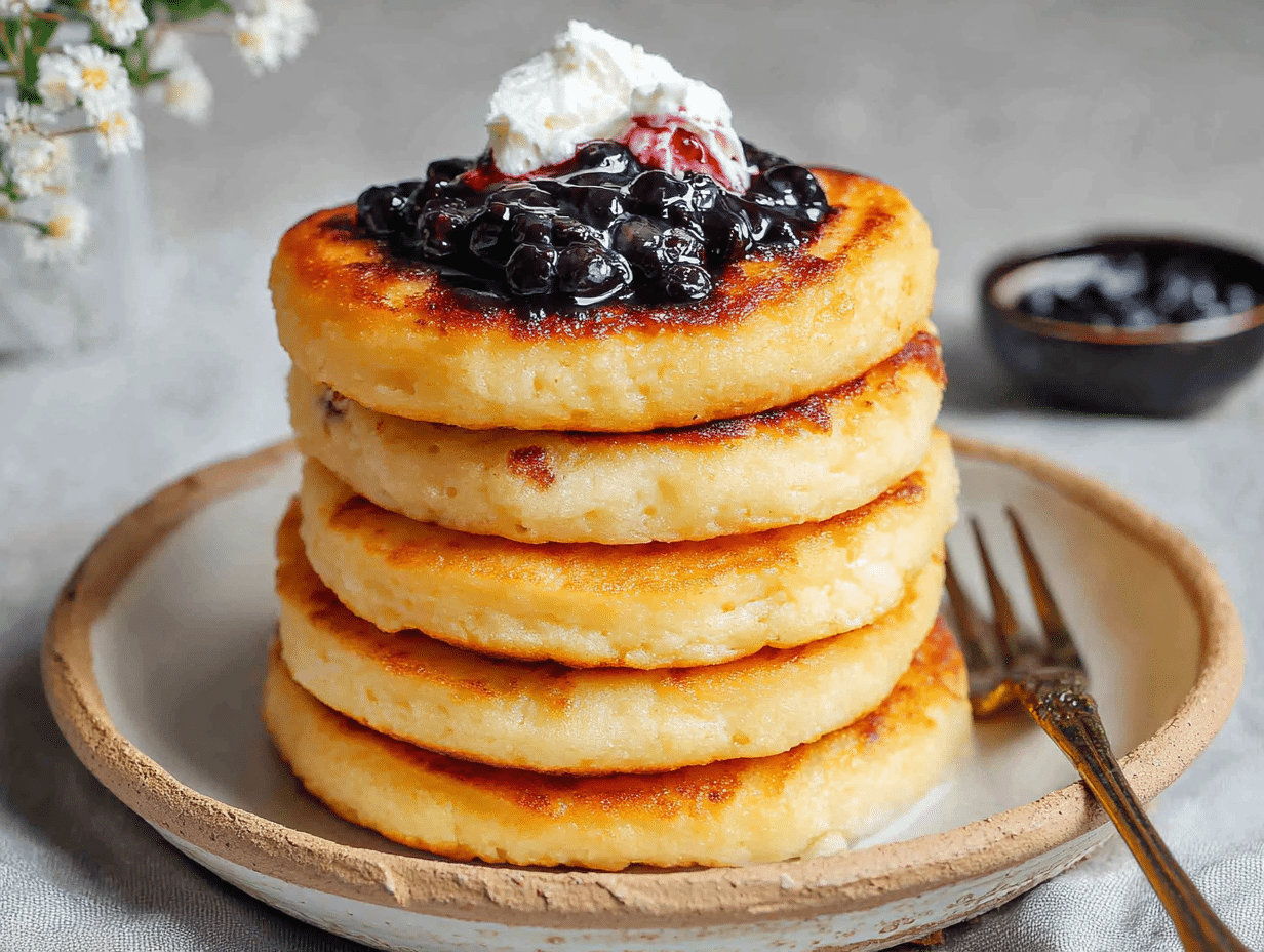 Gluten Free Cottage Cheese Pancakes