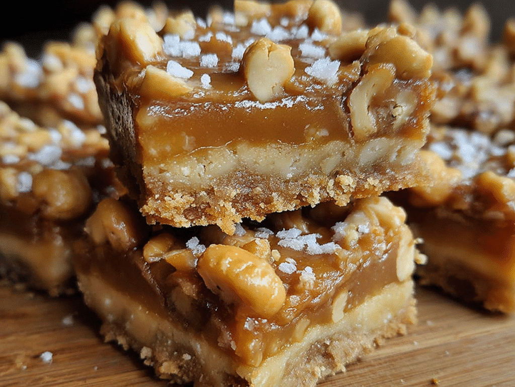 Gooey Butterscotch Nut Bars