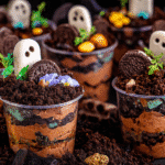 Graveyard Dirt Cupcakes