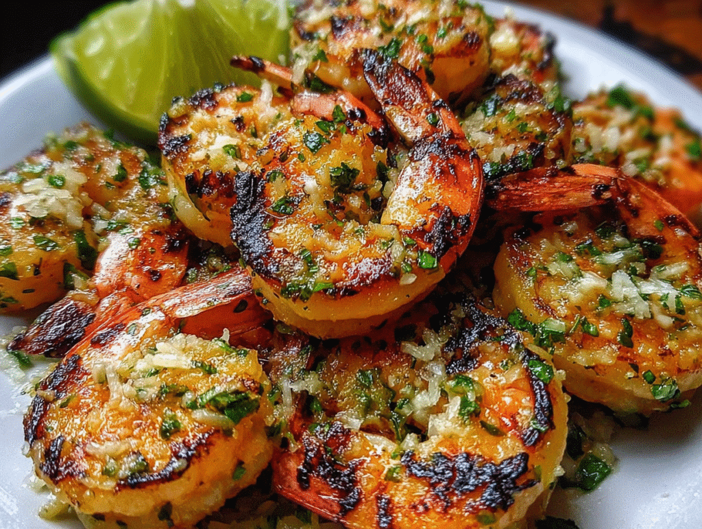 Grilled Coconut Lime Shrimp