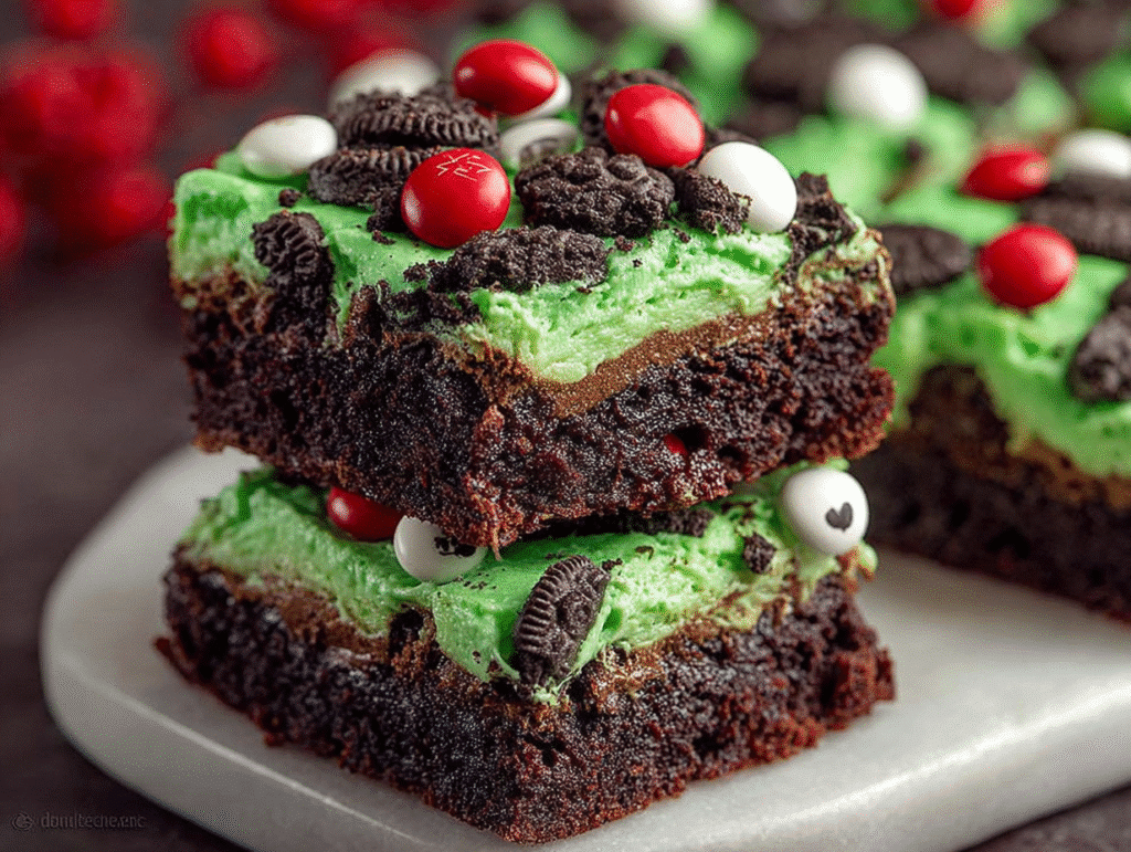 Grinch Brownies