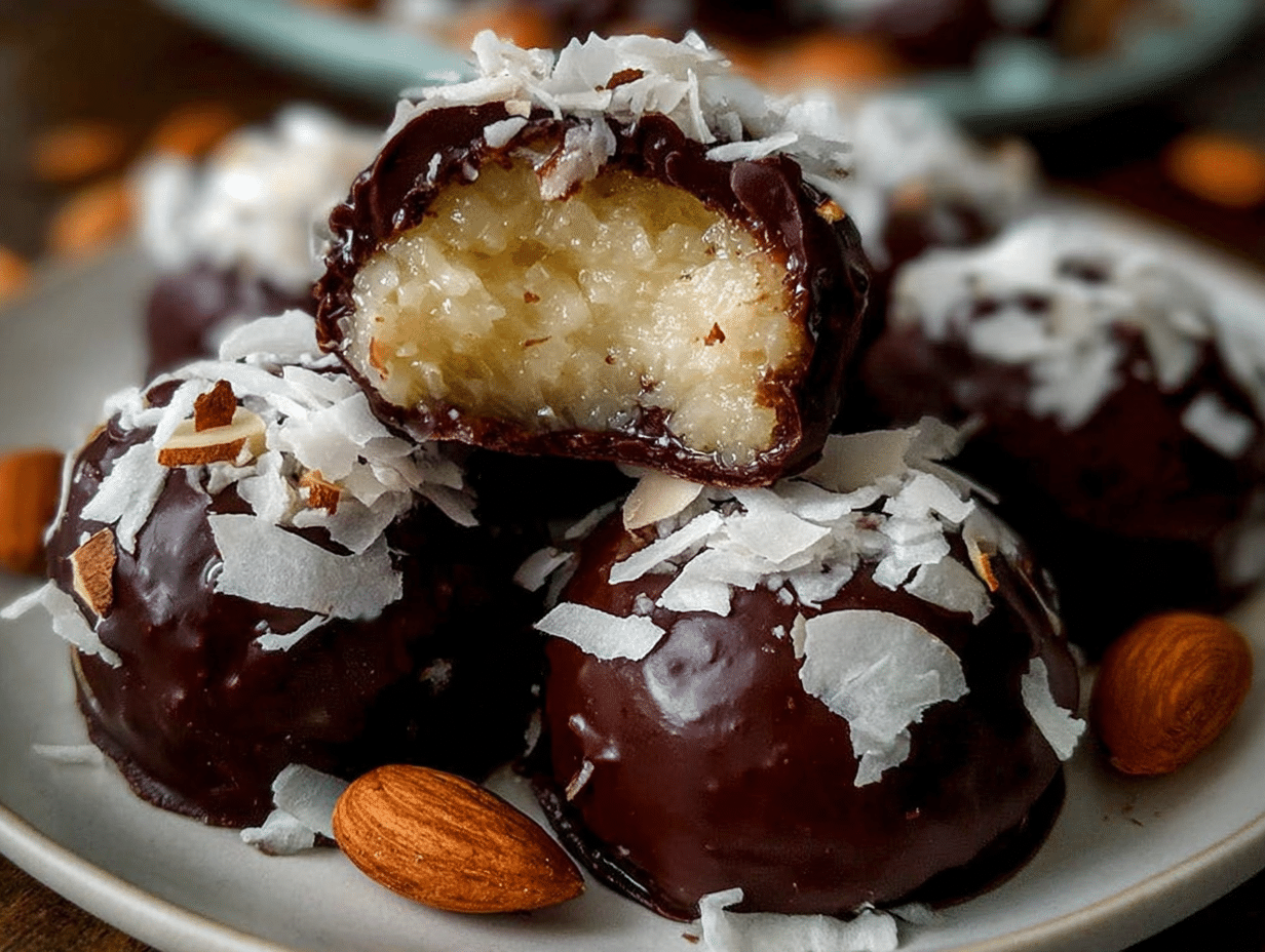 Homemade Almond Joys