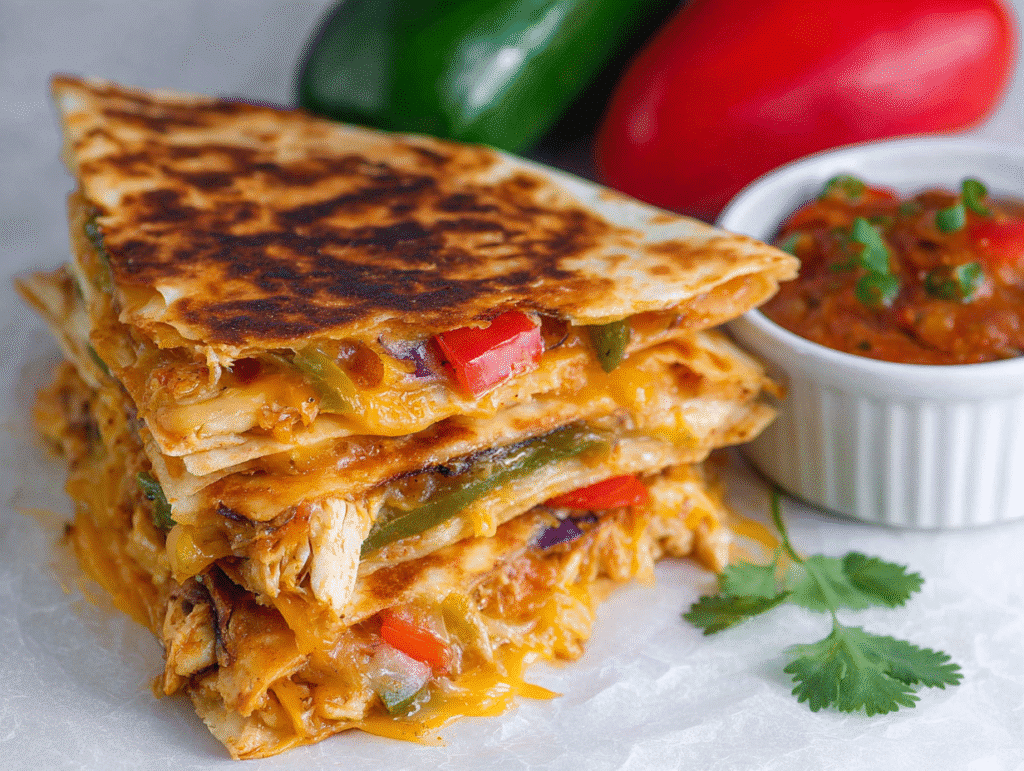 Homemade Chicken Quesadillas
