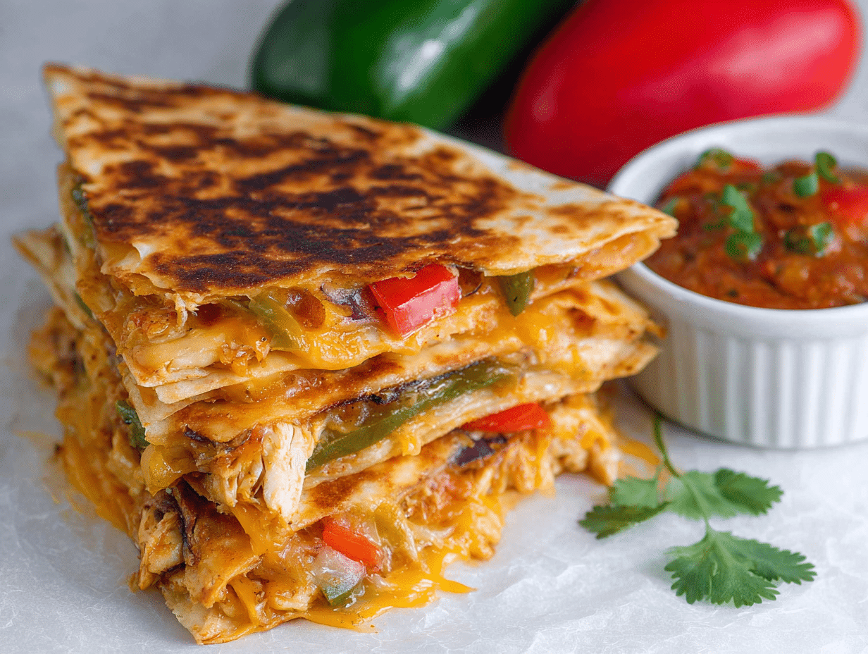 Homemade Chicken Quesadillas