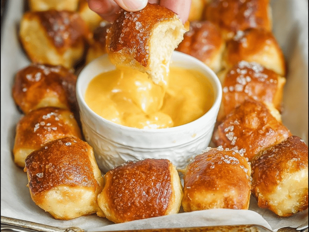 Homemade Soft Pretzel Bites