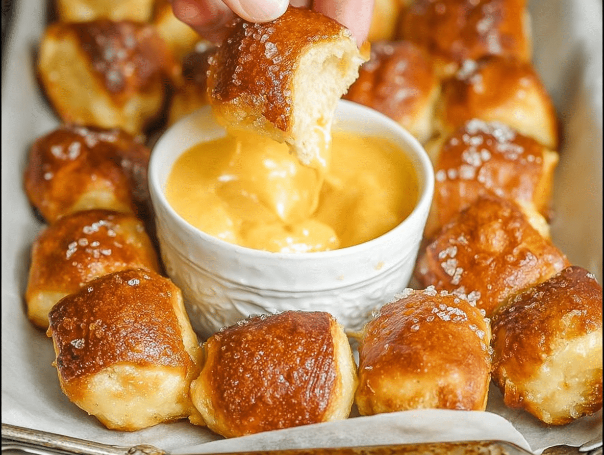 Homemade Soft Pretzel Bites