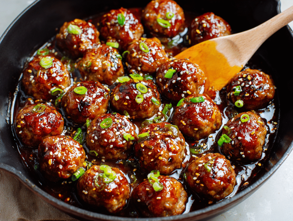 Honey Garlic Meatballs