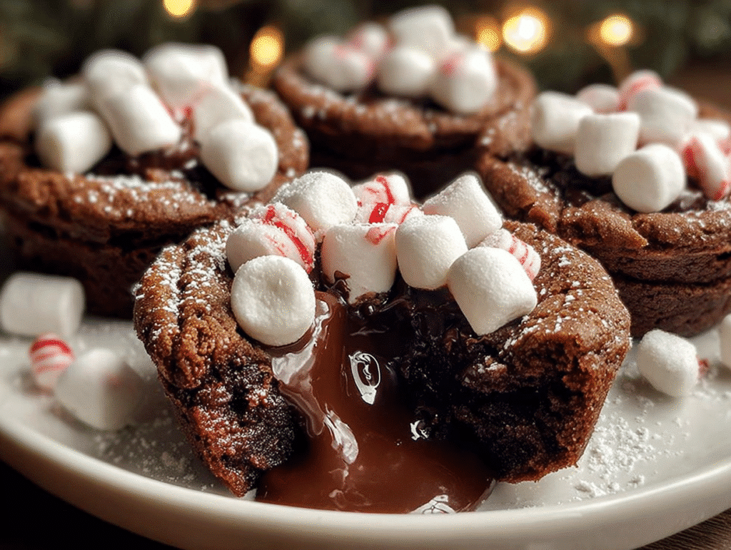 Hot Chocolate Cookie Cups