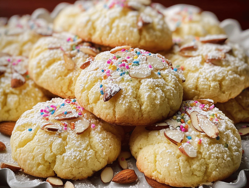 Italian Ricotta Almond Cookies