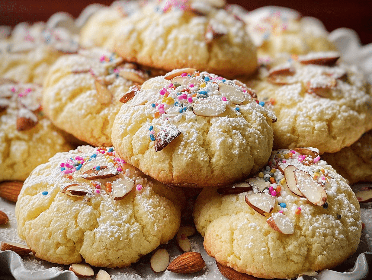 Italian Ricotta Almond Cookies