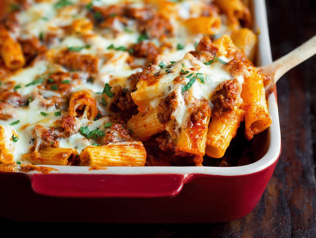 Italian Rigatoni Bake