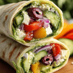 Mediterranean Veggie Wraps