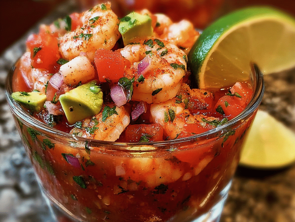 Mexican Shrimp Cocktail Zesty