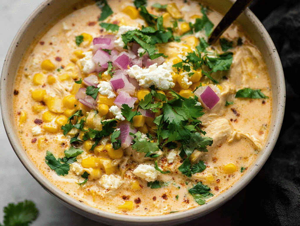Mexican Street Corn White Chicken Chili