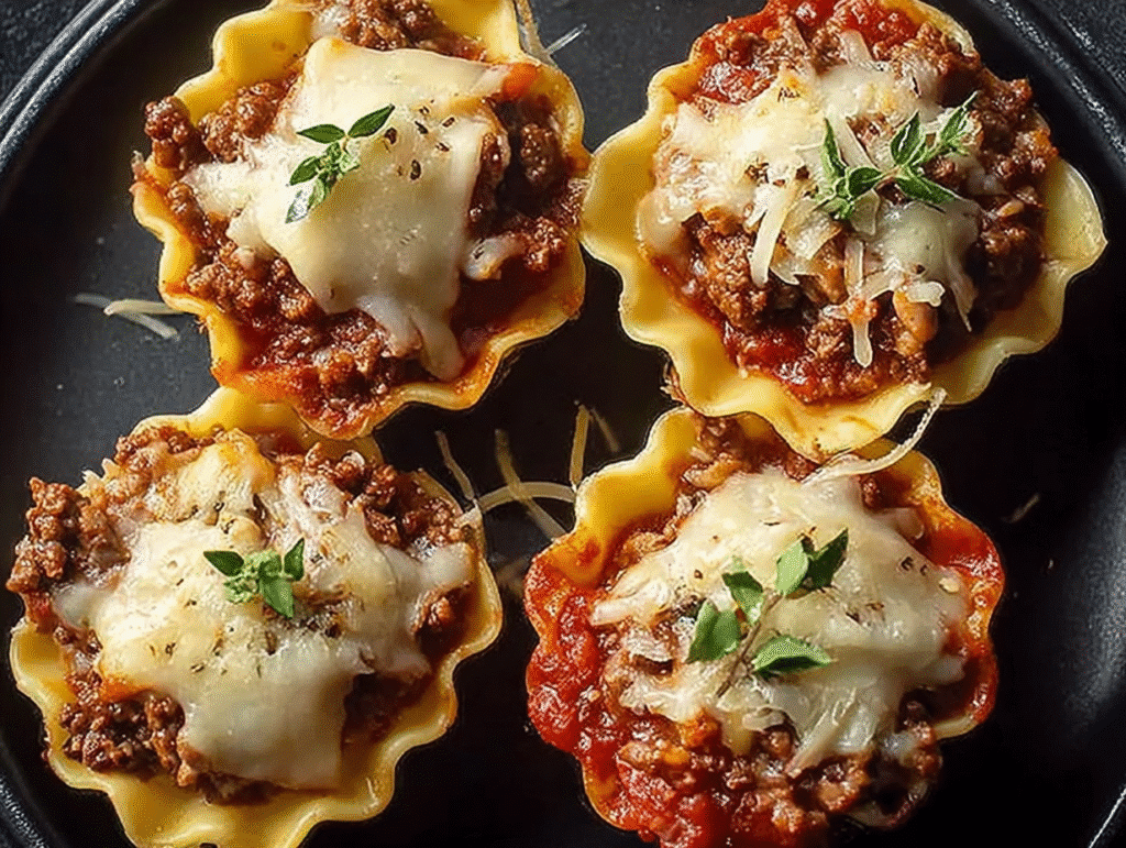 Mini Lasagna Appetizer
