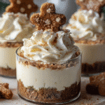 No-Bake Gingerbread Cheesecake Cups