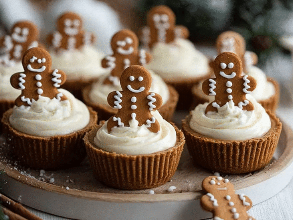 No-Bake Gingerbread Cheesecake Cups Recipe