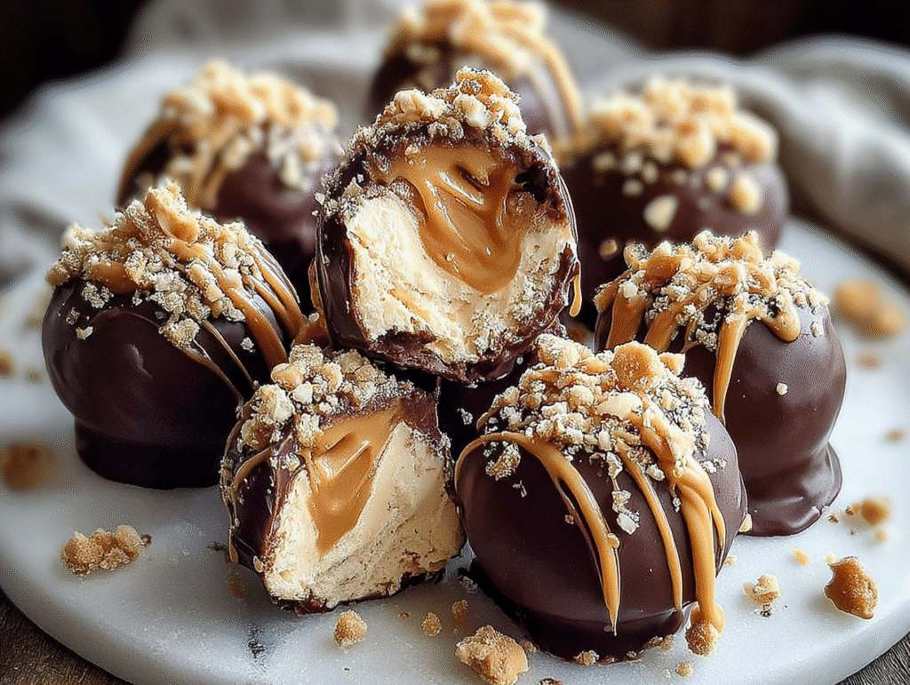 No-Bake Peanut Butter Cheesecake Balls